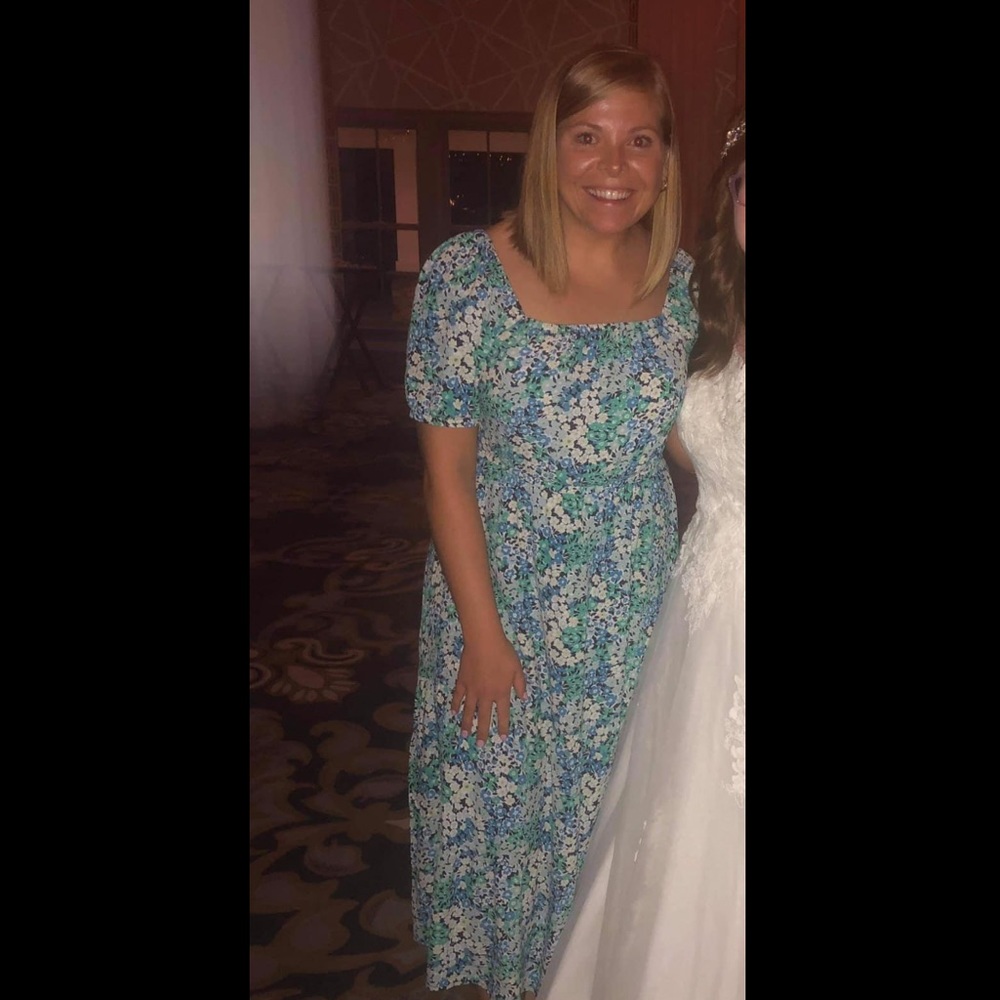 Floral summer maxi dress